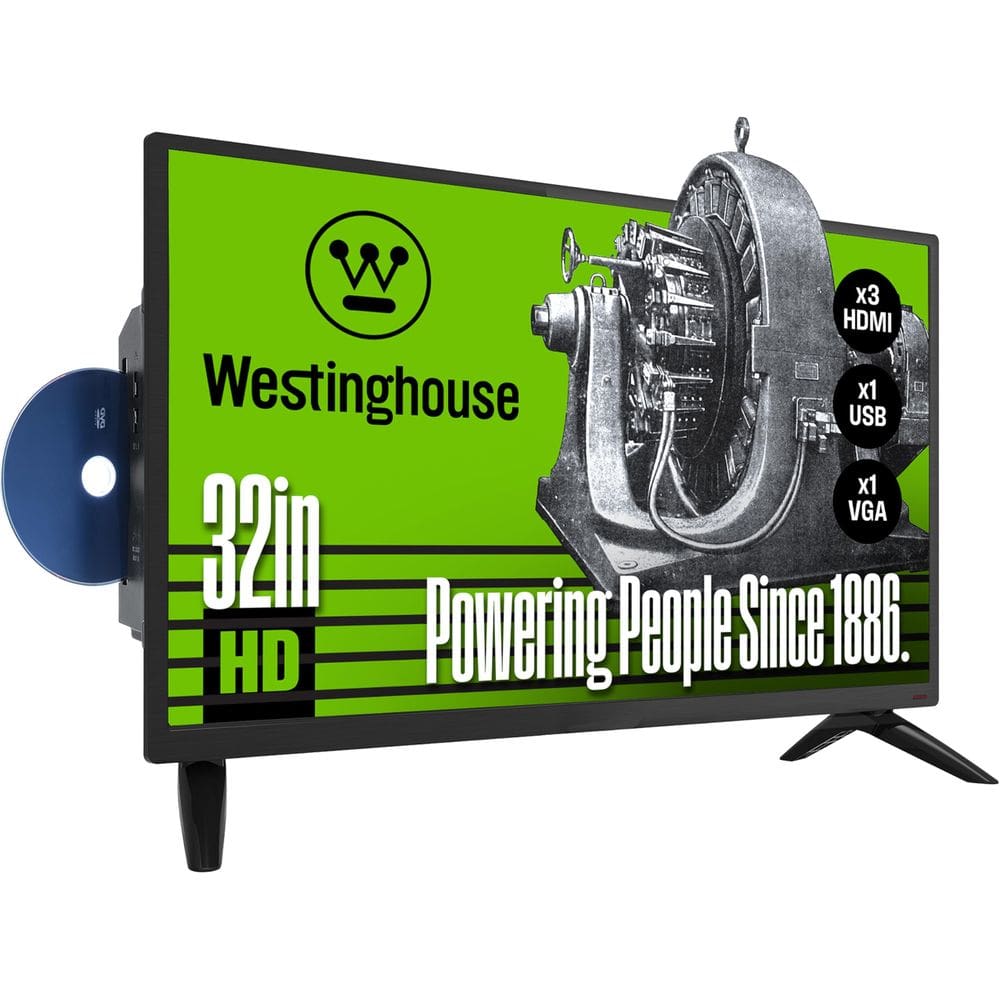 Leitor de DVD LED HD TV Westinghouse 32” embutido 720p