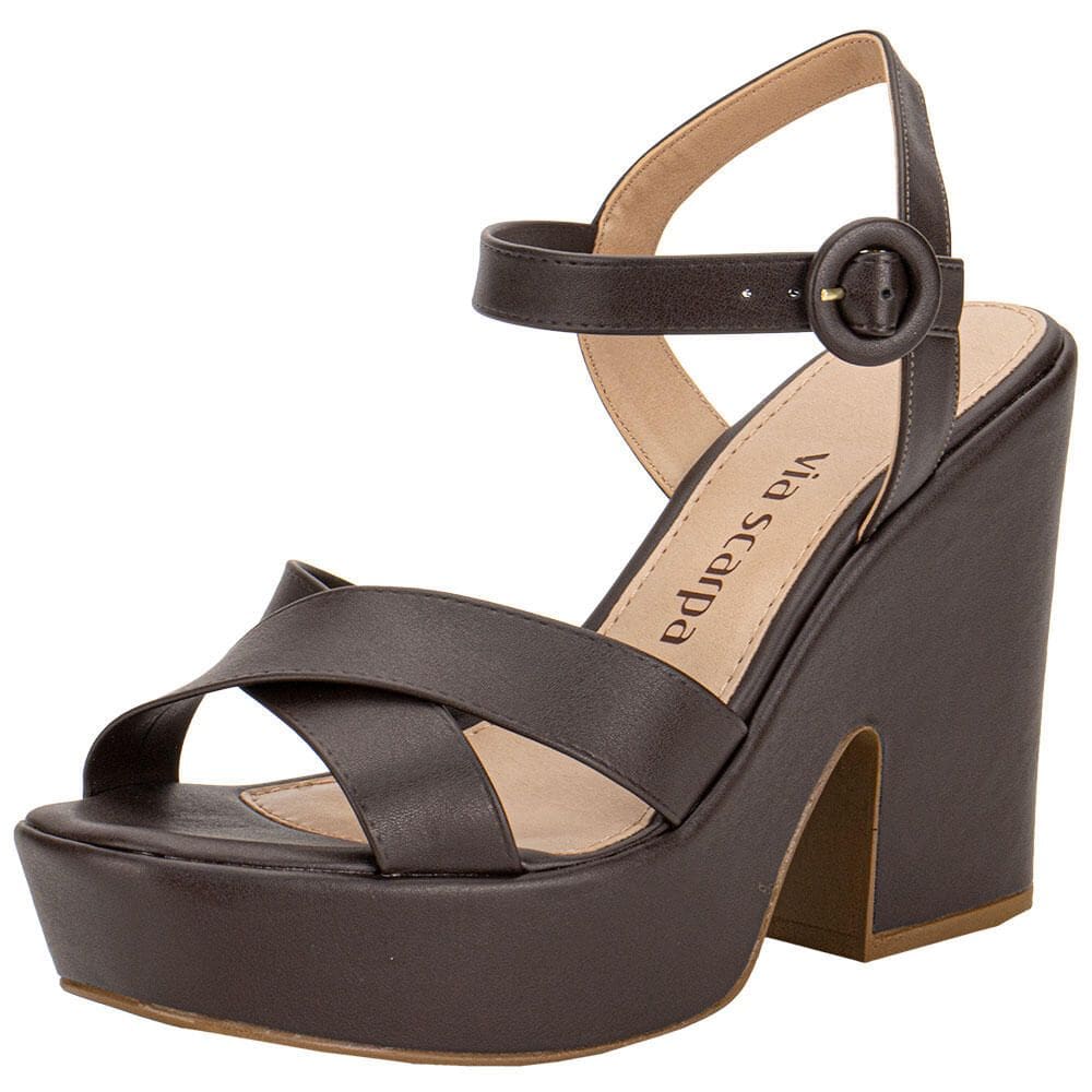 Sandália Feminina Meia Pata Via Scarpa 131012723