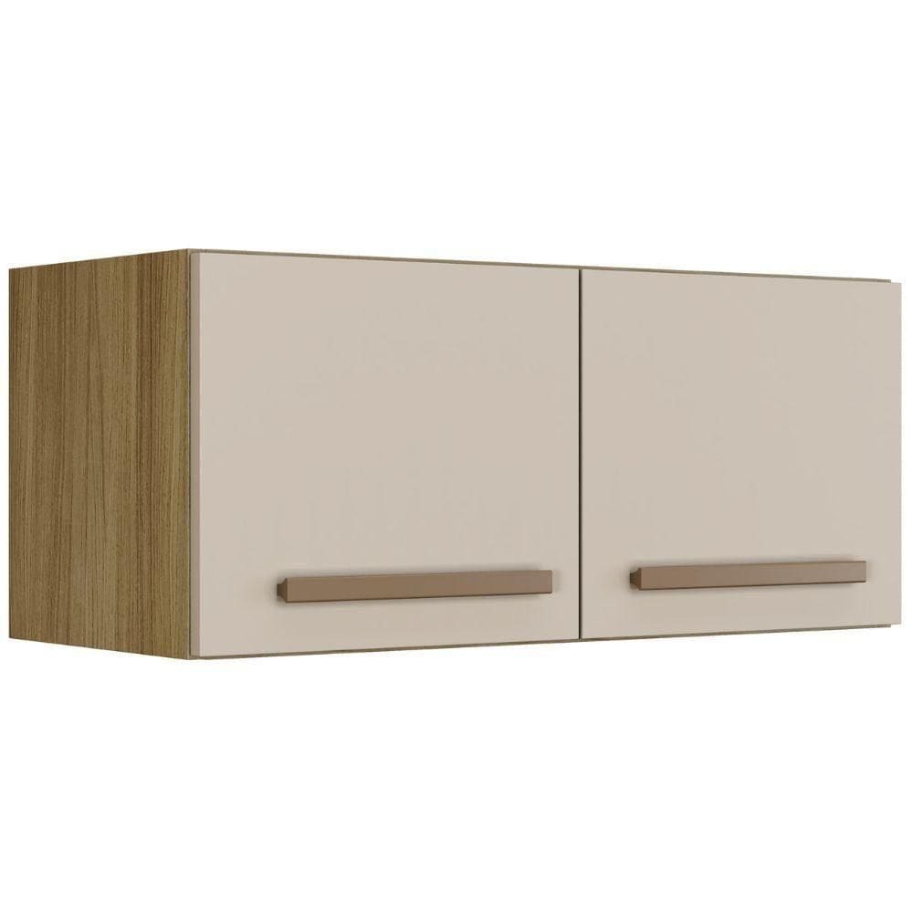 Armário Aéreo Turqueza 2 Portas Cinamomo Off White Arte Móveis