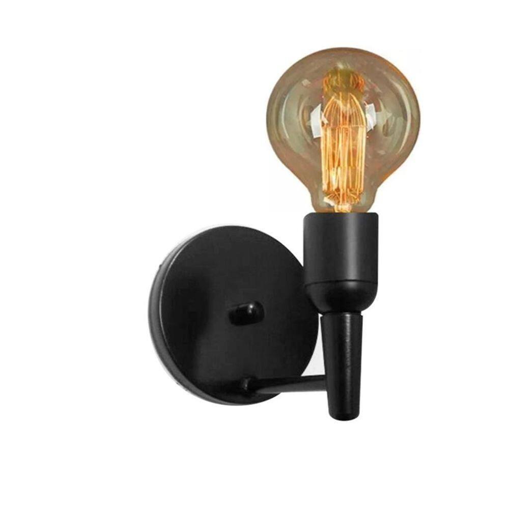 Arandela Retro Md-2028 Preto Suporte Para Lâmpada - Bivolt