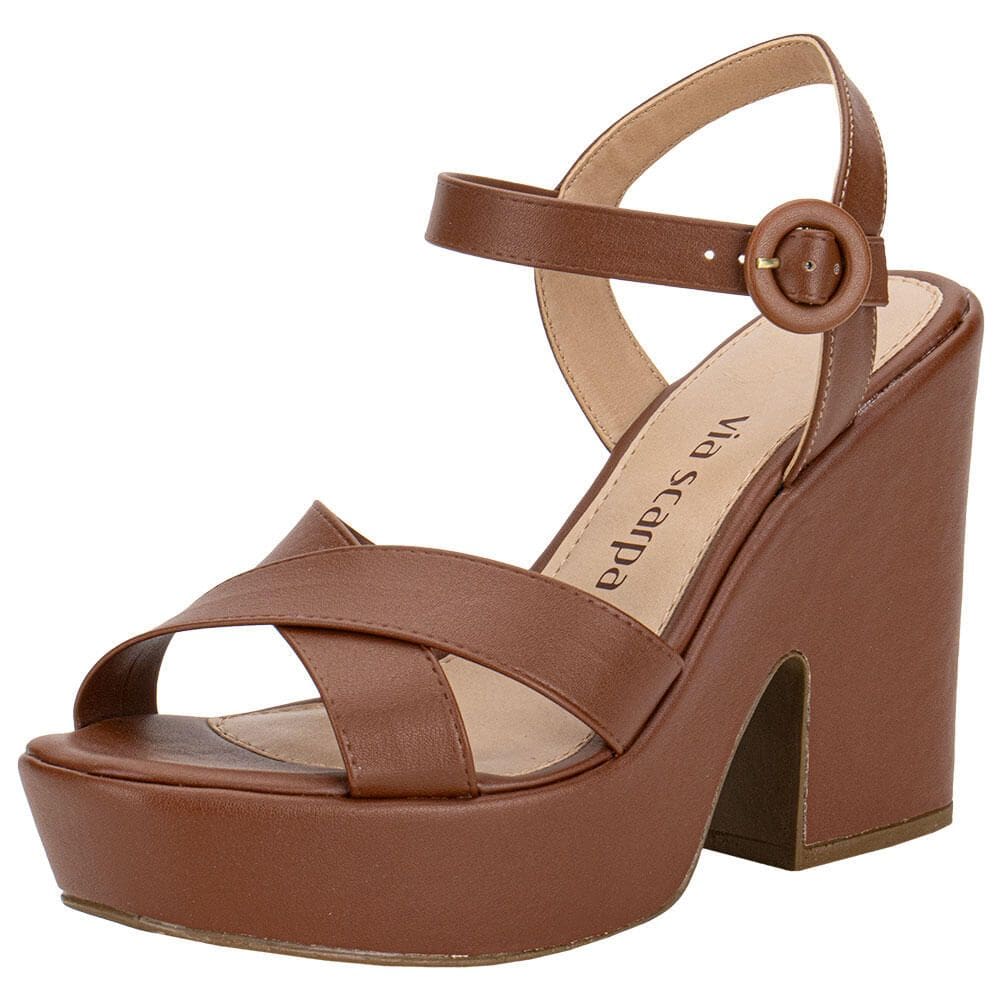 Sandália Feminina Meia Pata Via Scarpa 131012723