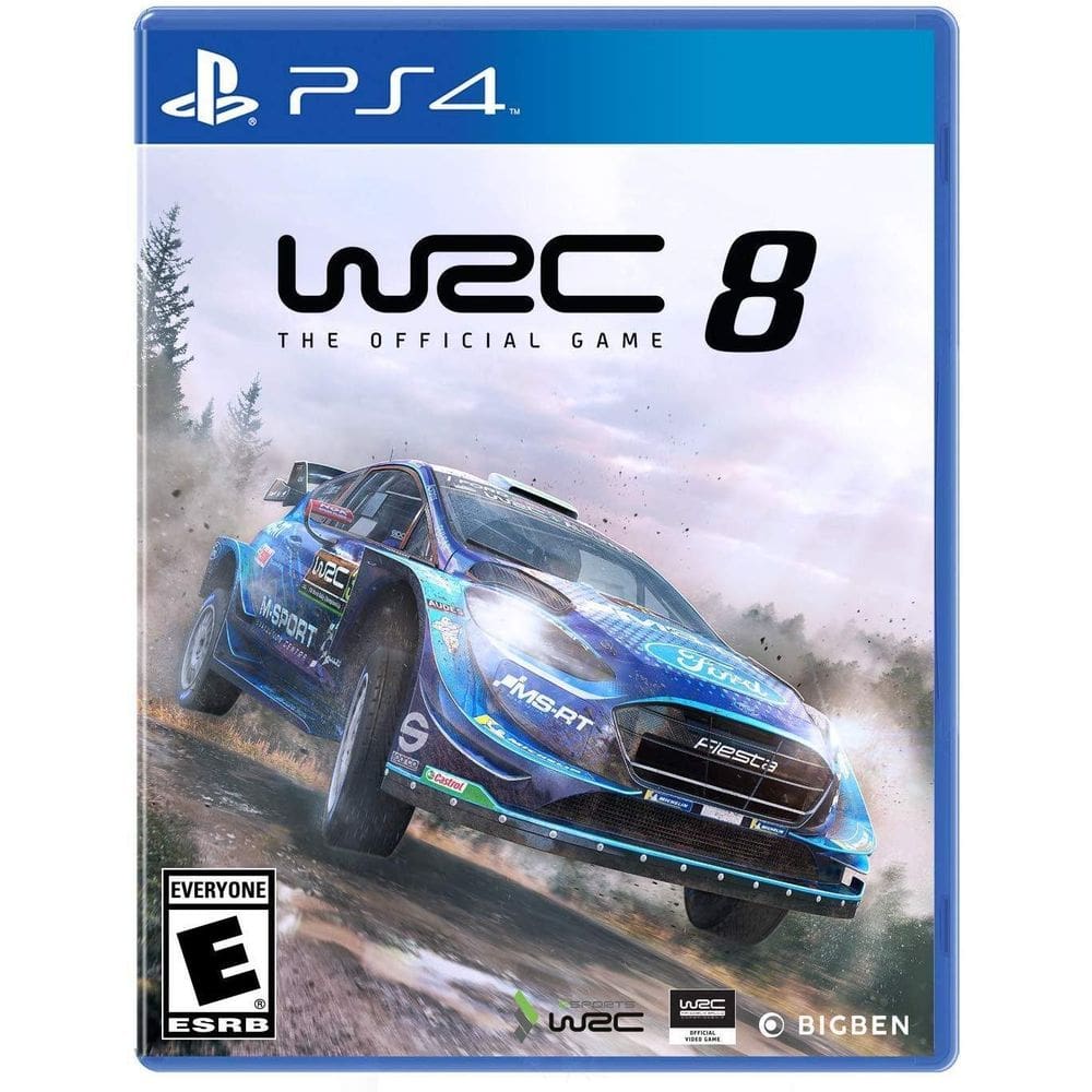Videogame WRC 8: Campeonato Mundial de Rali da FIA para PS4