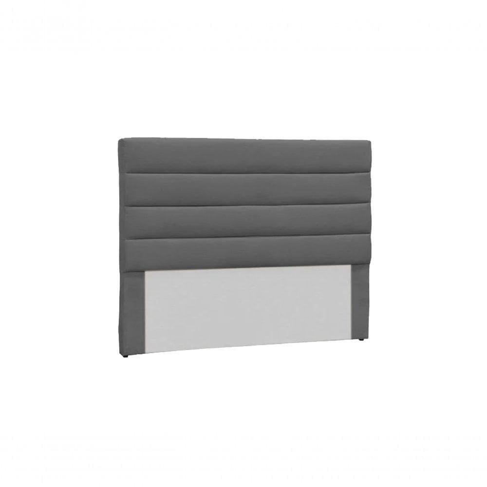Cabeceira Estofada Cama Box Casal 140cm Berlin - Mhs Cinza