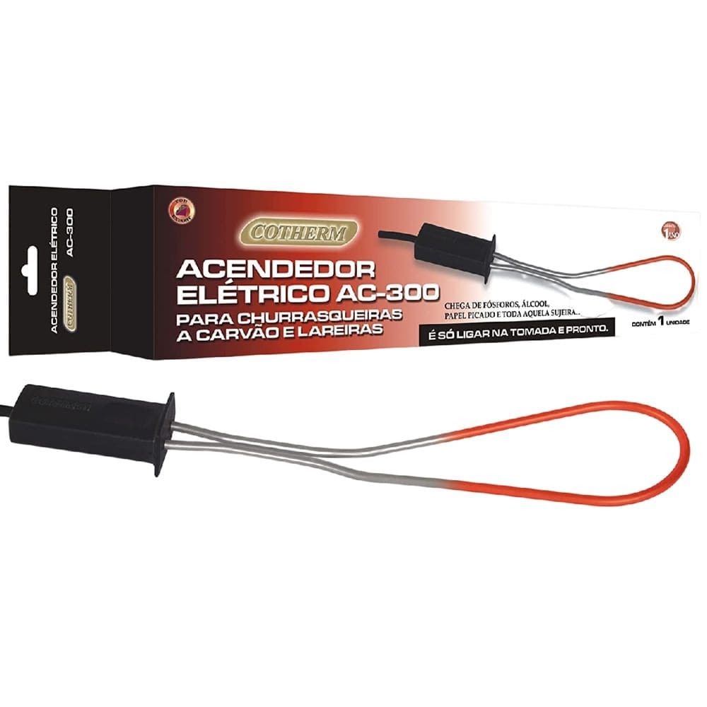 Acendedor para Carvão AC300 110 Volts 500 Watts - 001061 - COTHERM