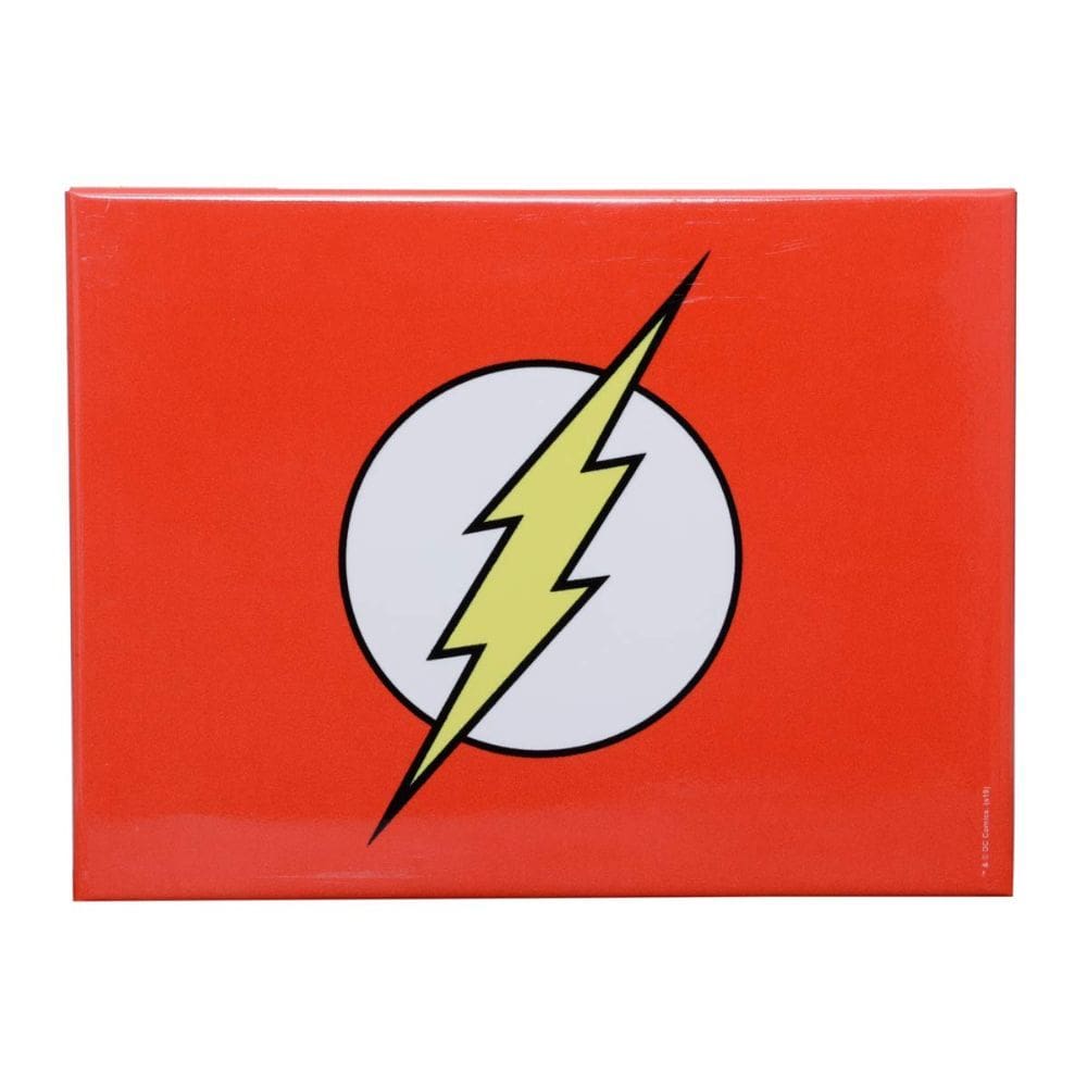 Placa Metal Dc Or The Flash Logo Vermelho 26X20X1 Cm 42997