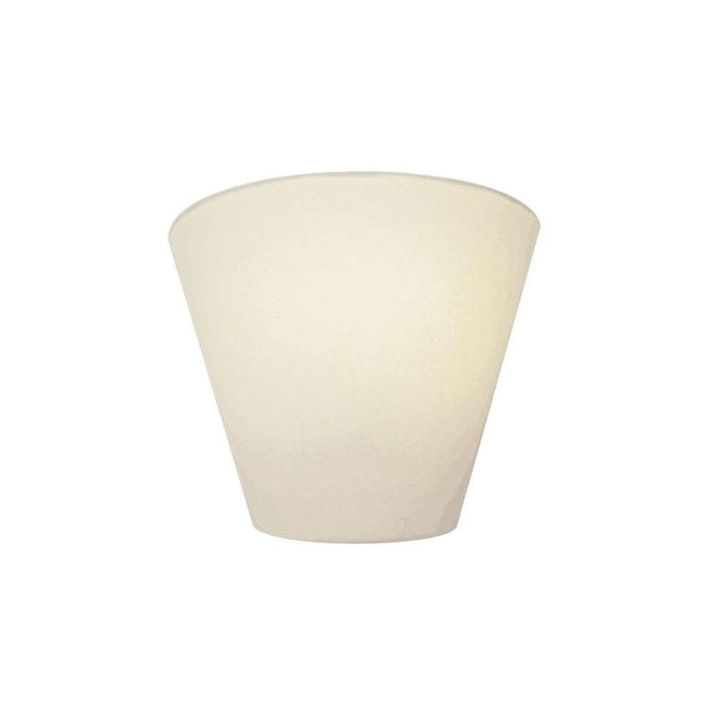 Arandela Retro Cone Md-2001 Cúpula Em Tecido 25-26x13cm Branco - Bivolt