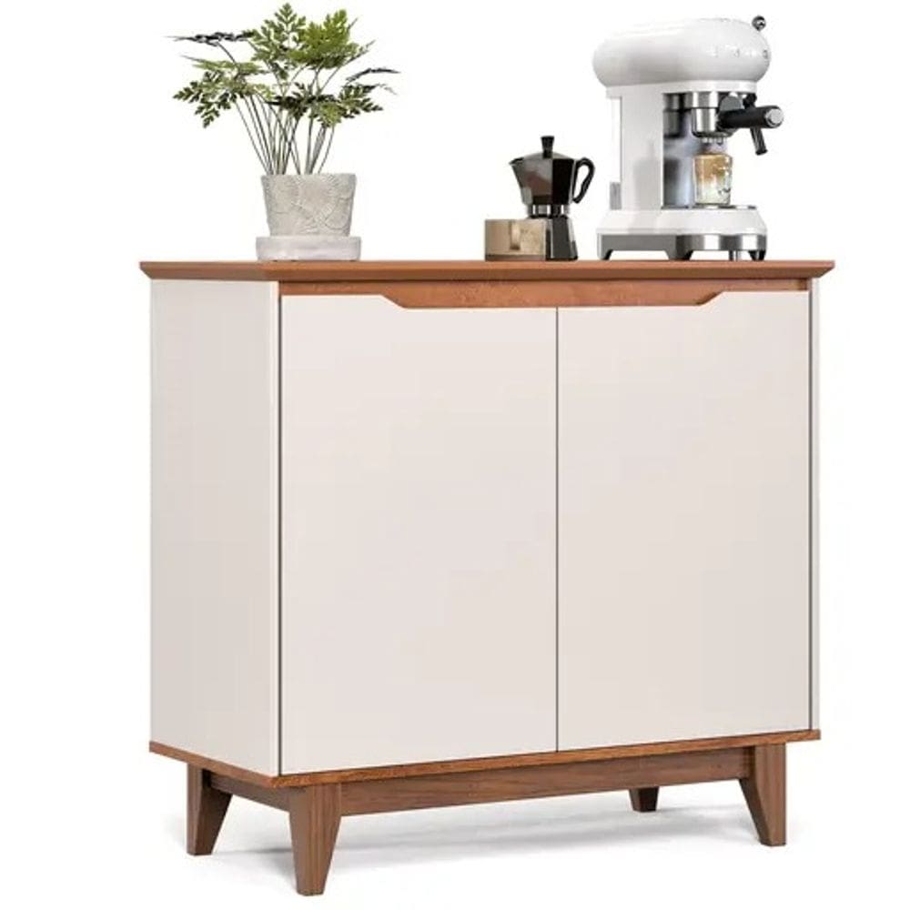 Buffet 2 Portas Flow Freijo/Off White