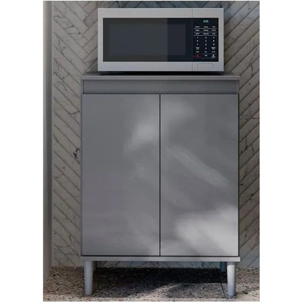Balcao P/ Microondas Ej Cinza