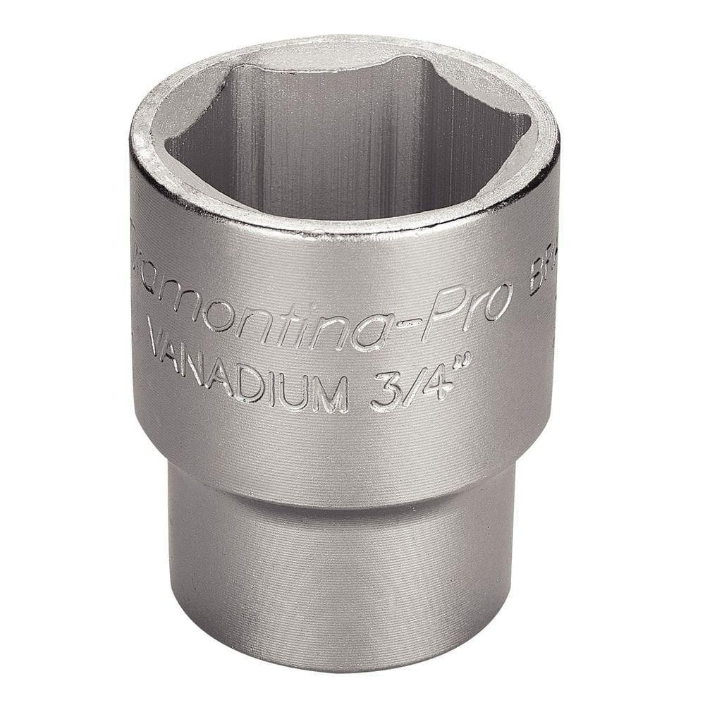 Soquete Sextavado Em Aço Cromo Vanádio 38 Mm - Encaixe 3/4” Tramontina Pro Tramontina
