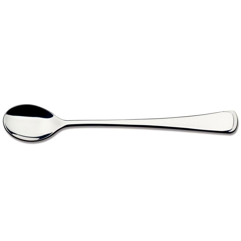 Colher Para Suco Mônaco Em Aço Inox Acabamento Alto Brilho Com Detalhes No Cabo