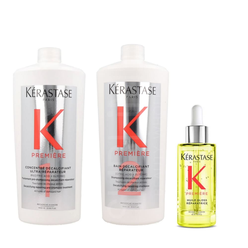 Kit Shampoo 1L + Condicionador 1L + Óleo 30ml