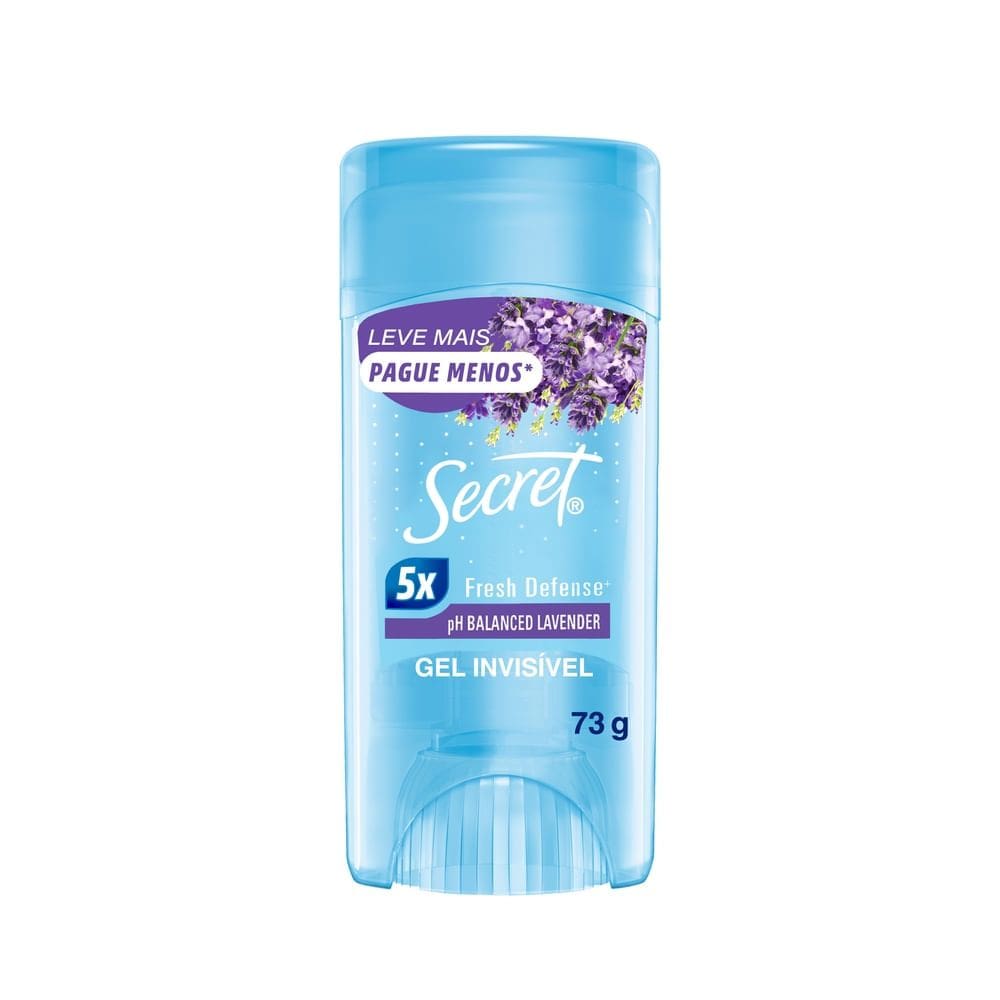 Desodorante Secret em Gel Antitranspirante Lavanda 73g