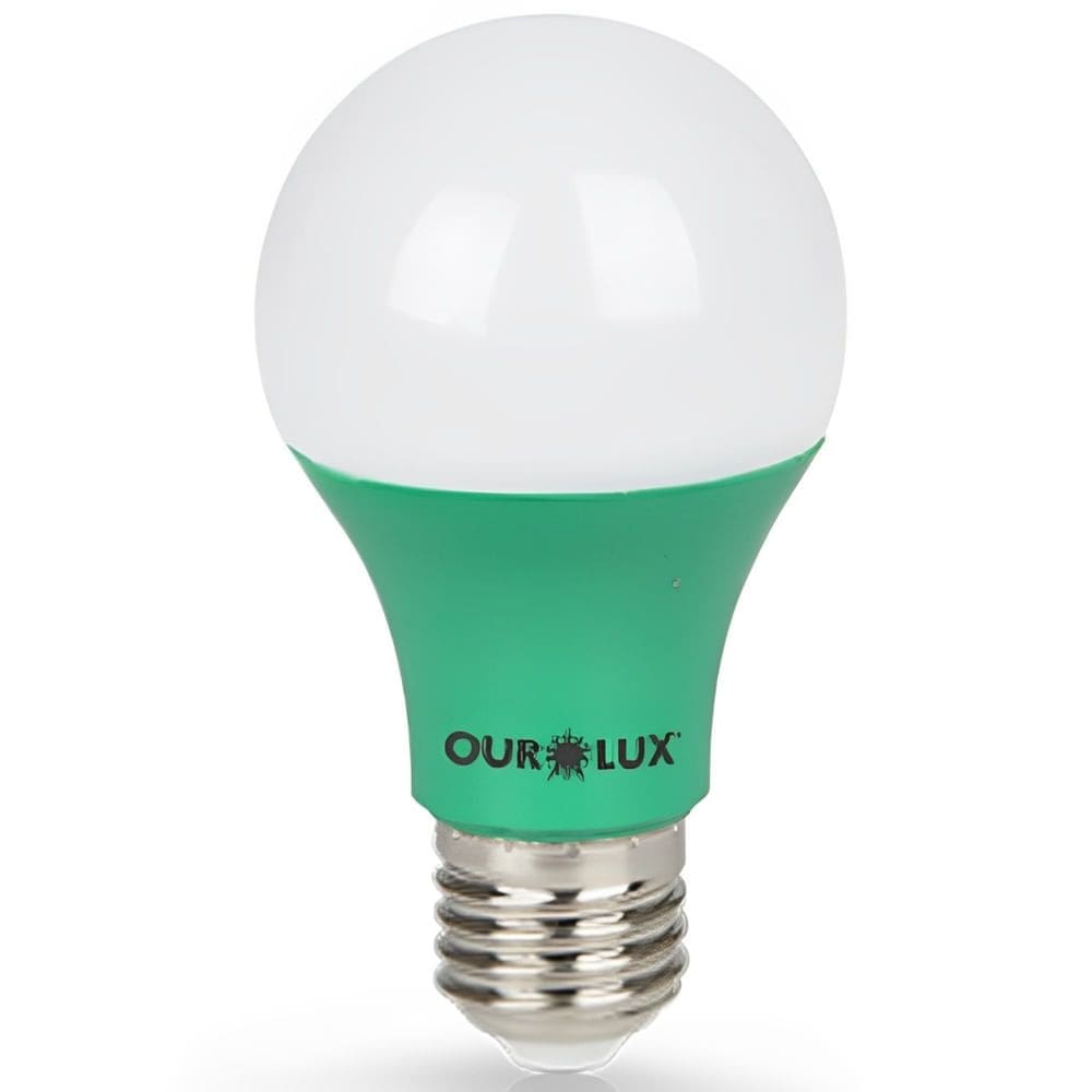 Lâmpada Superled Ouro 60 Colors 7 Watts Verde Bivolt - 05454 - OUROLUX