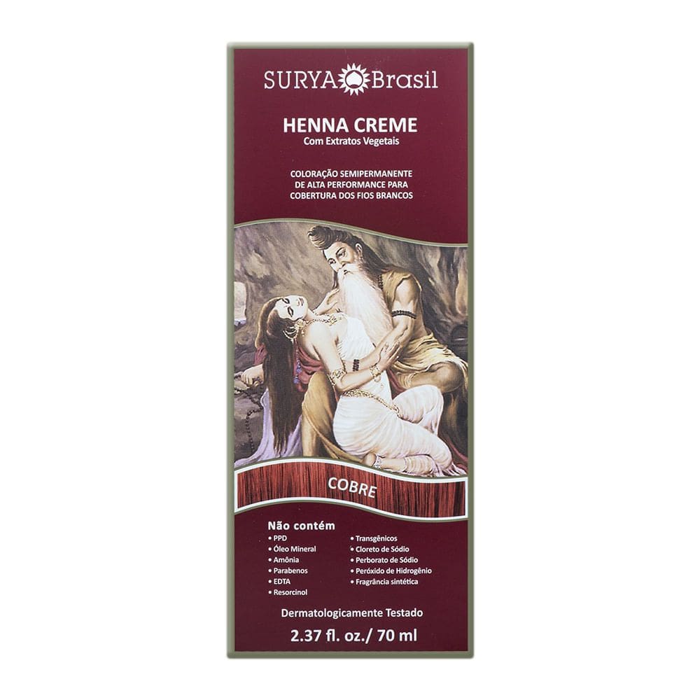 Henna Creme Surya Brasil Cobre kit