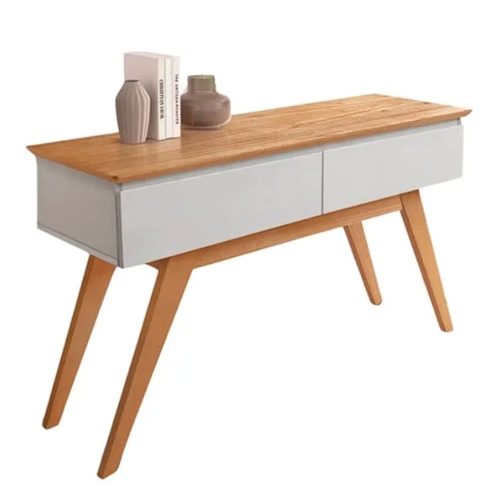 Aparador Moscou 2 Gavetas Valverde Cor Off White Cinamomo