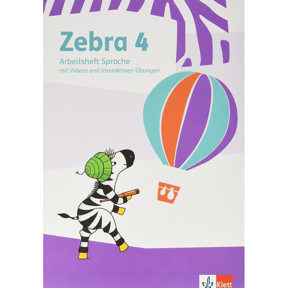 Zebra 4. Arbeitsheft Sprache mit Videos und interaktiven Übungen Klasse