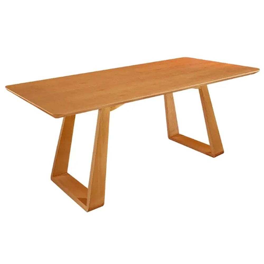 Mesa Dallas Plus 200x100 SEM Vidro Valverde Cor Cinamomo