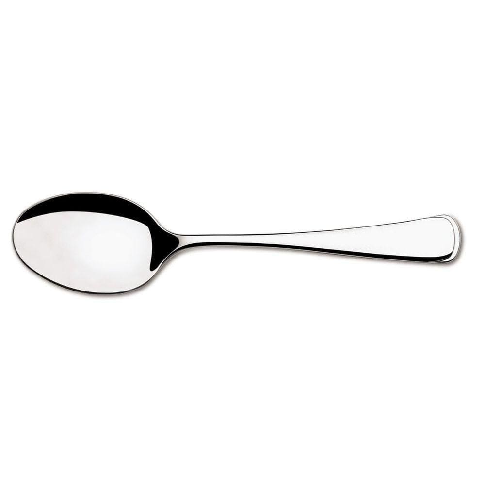Colher Para Arroz Mônaco Em Aço Inox Acabamento Alto Brilho Com Detalhes No Cabo