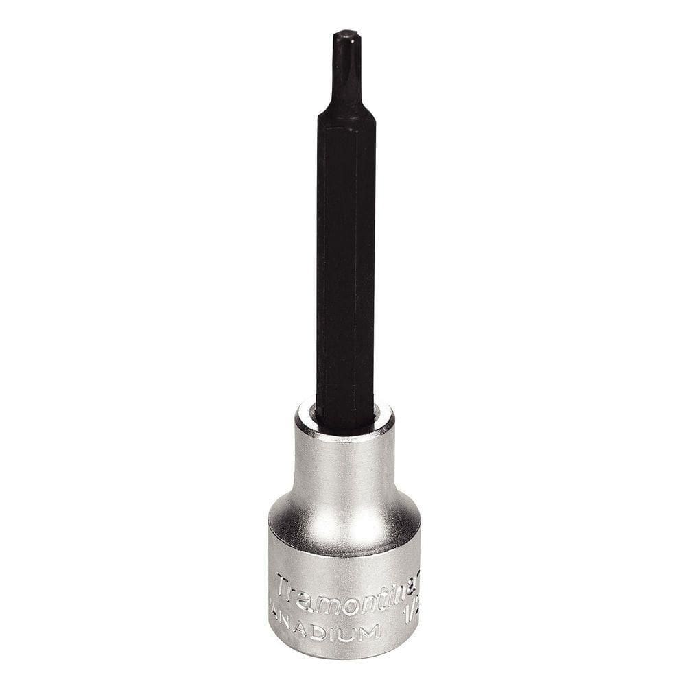 Soquete Em Aço Cromo Vanádio Ponta Trafix Longa T27 - Encaixe 1/2” Tramontina Pro Tramontina