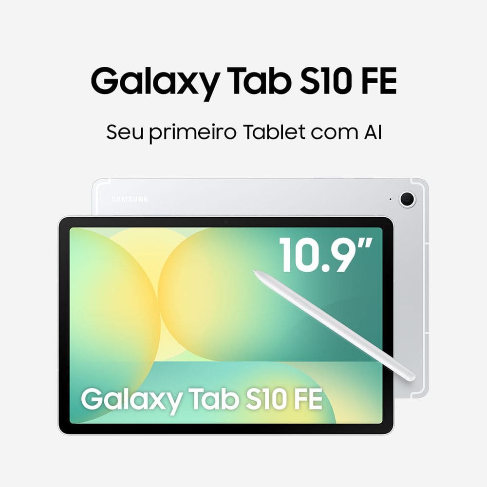 Tablet Samsung Galaxy Tab S10 Fe Sm-x526 Prata 128gb 5g