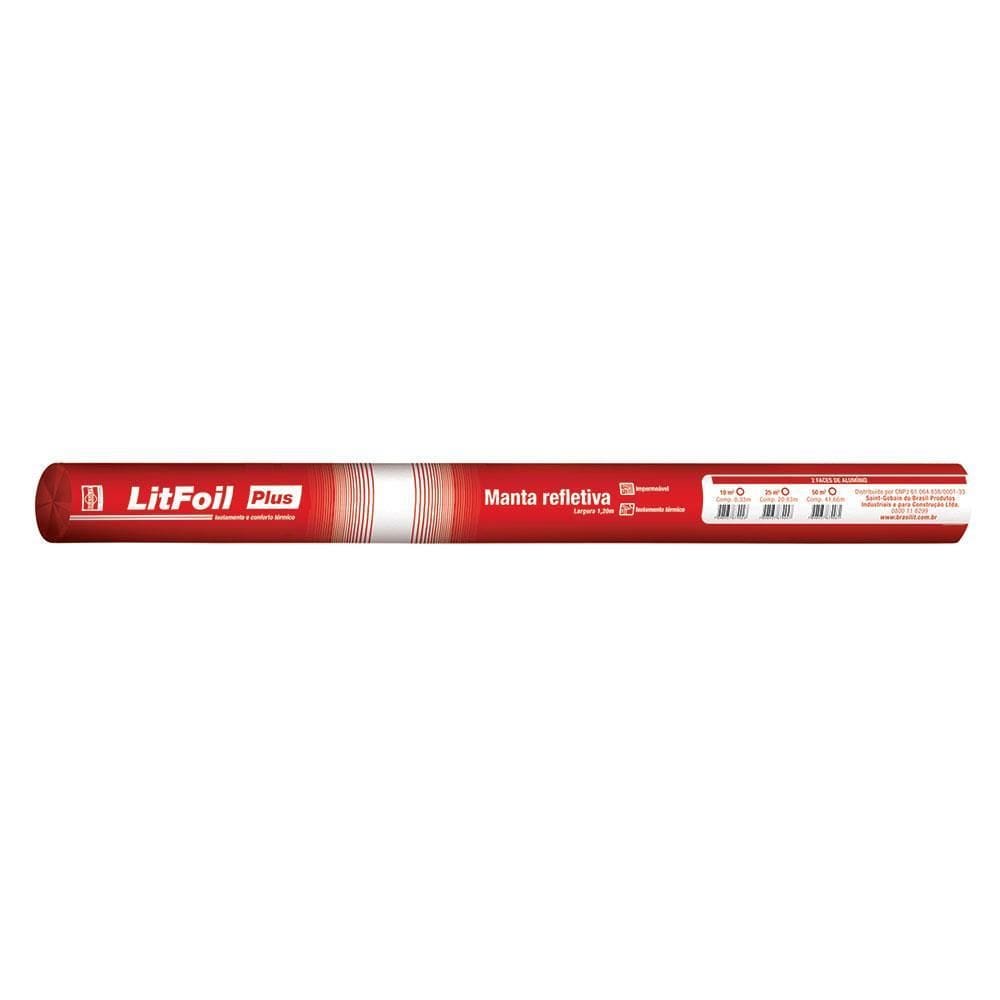 Manta Termica Litfoil com 2 Faces 10m² - 628100024 - BRASILIT