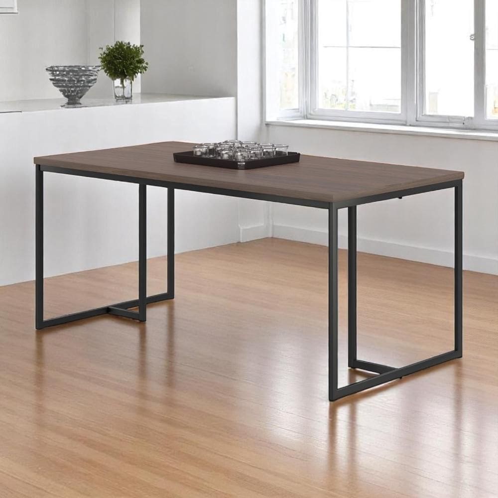 Mesa de Jantar Nióbio 1,60 Freijó