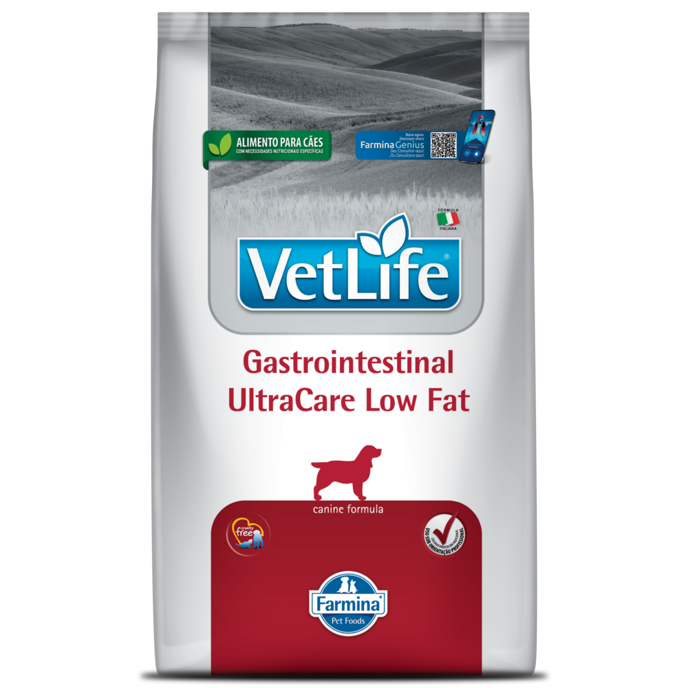 Ração Vet Life Nat Can Adulto Ultracare Low Fat 10,1Kg
