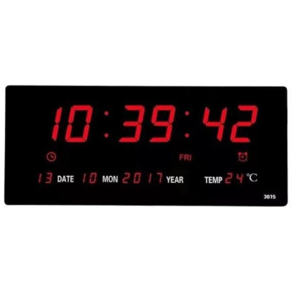 Relógio De Parede Grande Digital Academia Hospital Cozinha