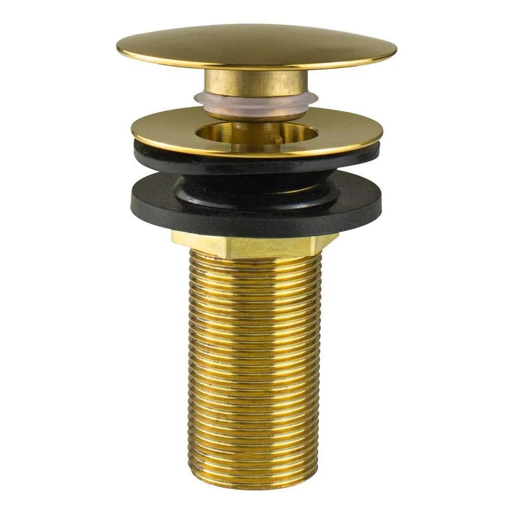 3X Válvula Ralo Click Dourado Gold Brilhante Para Pia Lavató