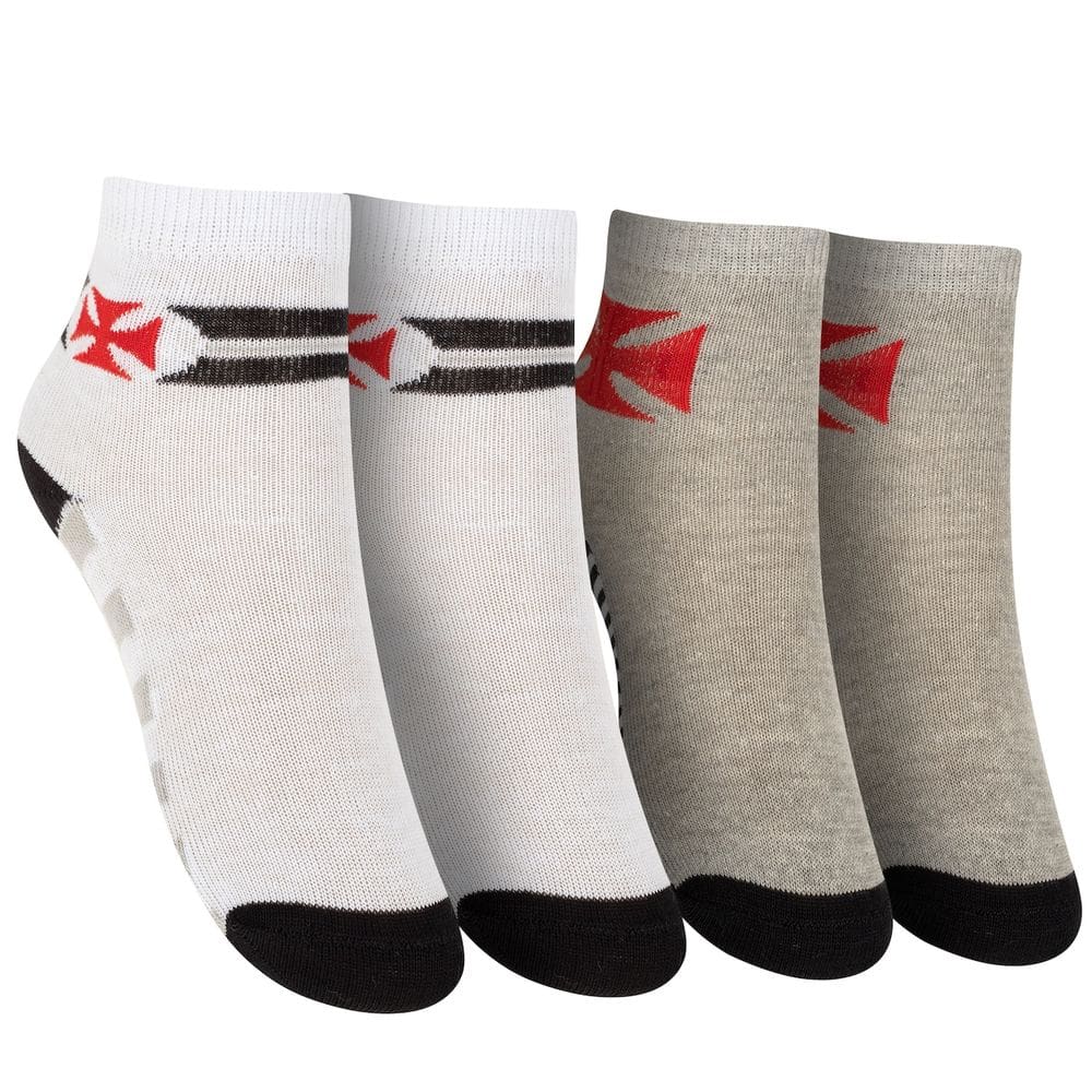 Kit de Meias do Vasco da Gama Rikam Soquete Tamanho 21 ao 24