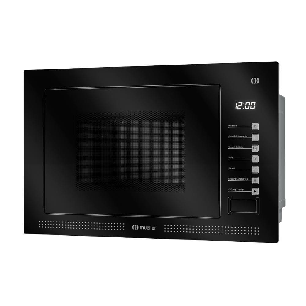 Micro-ondas de Embutir Mueller 25 Litros Preto MME25K