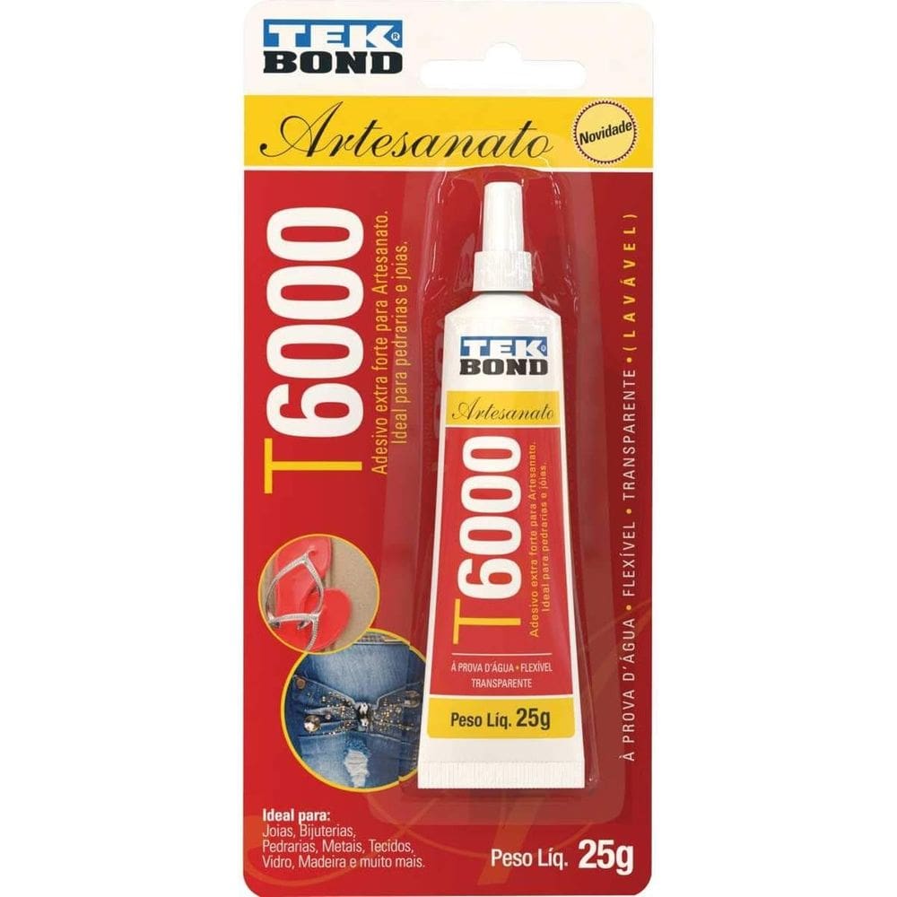 Kit Cola Para Artesanato T6000 25g Tekbond