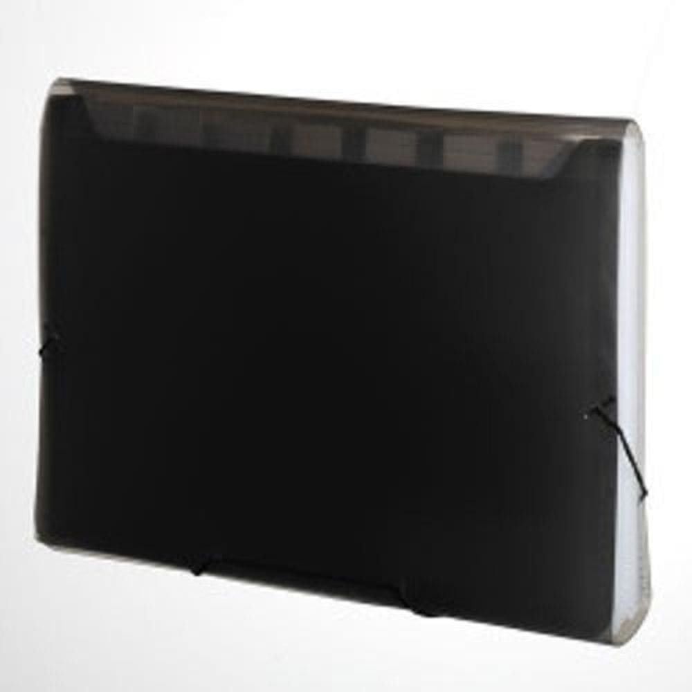 Pasta Plascony Sanfonada Grande 31 Divisórias Fume .Sge-31