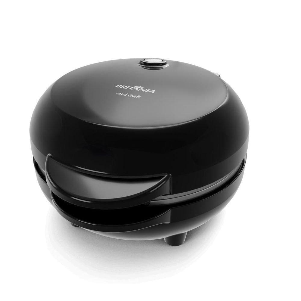 Mini Grill E Sanduicheira Britânia 550WChapas Lisas BGRE03A 220V