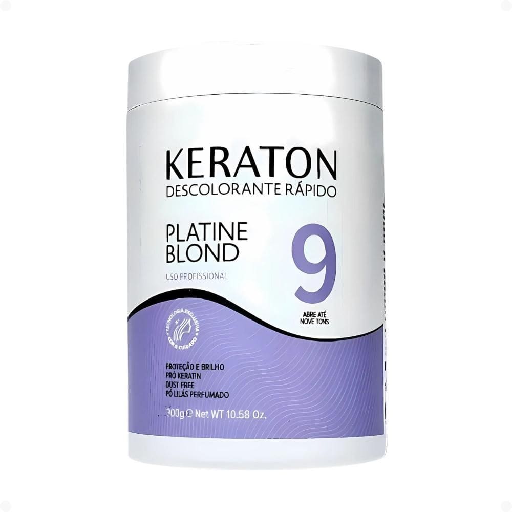 Pó Descolorante Keraton Kert Platine Blond Abre Até 9 Tons 300g