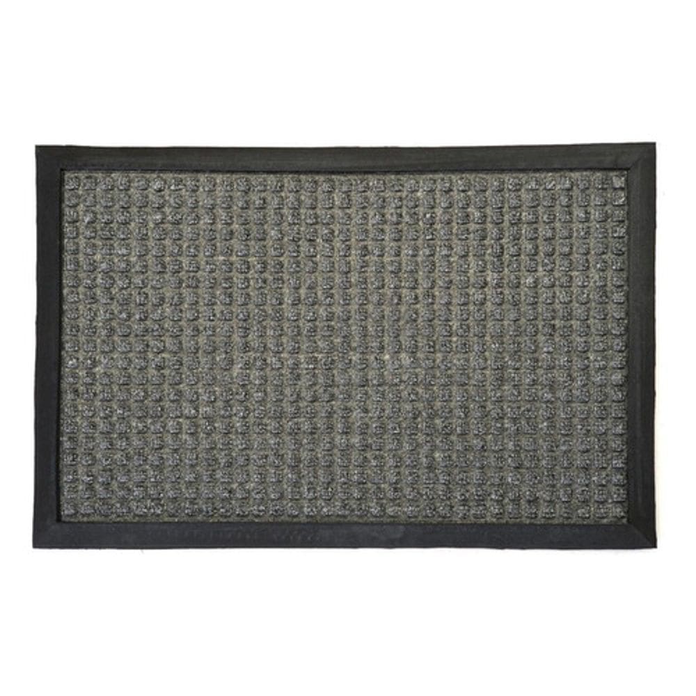 Tapete Retangular Cinza 40x60 Cm Antiderrapante