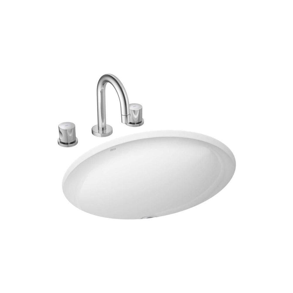 Cuba Embutir Oval Branco Gelo 490x365 - L3717 - Deca - Cuba Embutir Oval Branco Gelo 49x36,5- L3717 - Deca