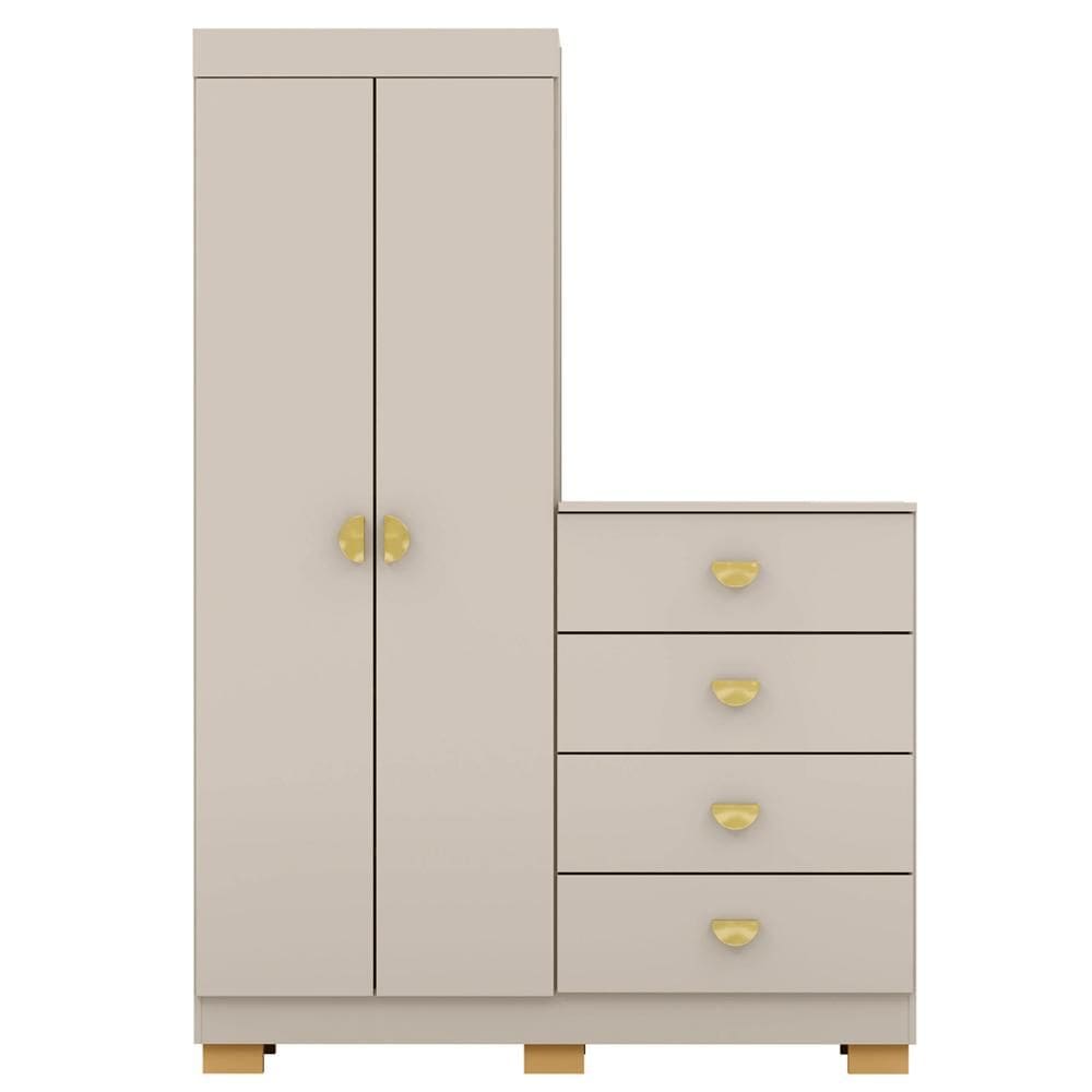 Comoda Roupeiro 120 cm 2 Portas CRIS 20034 VLR