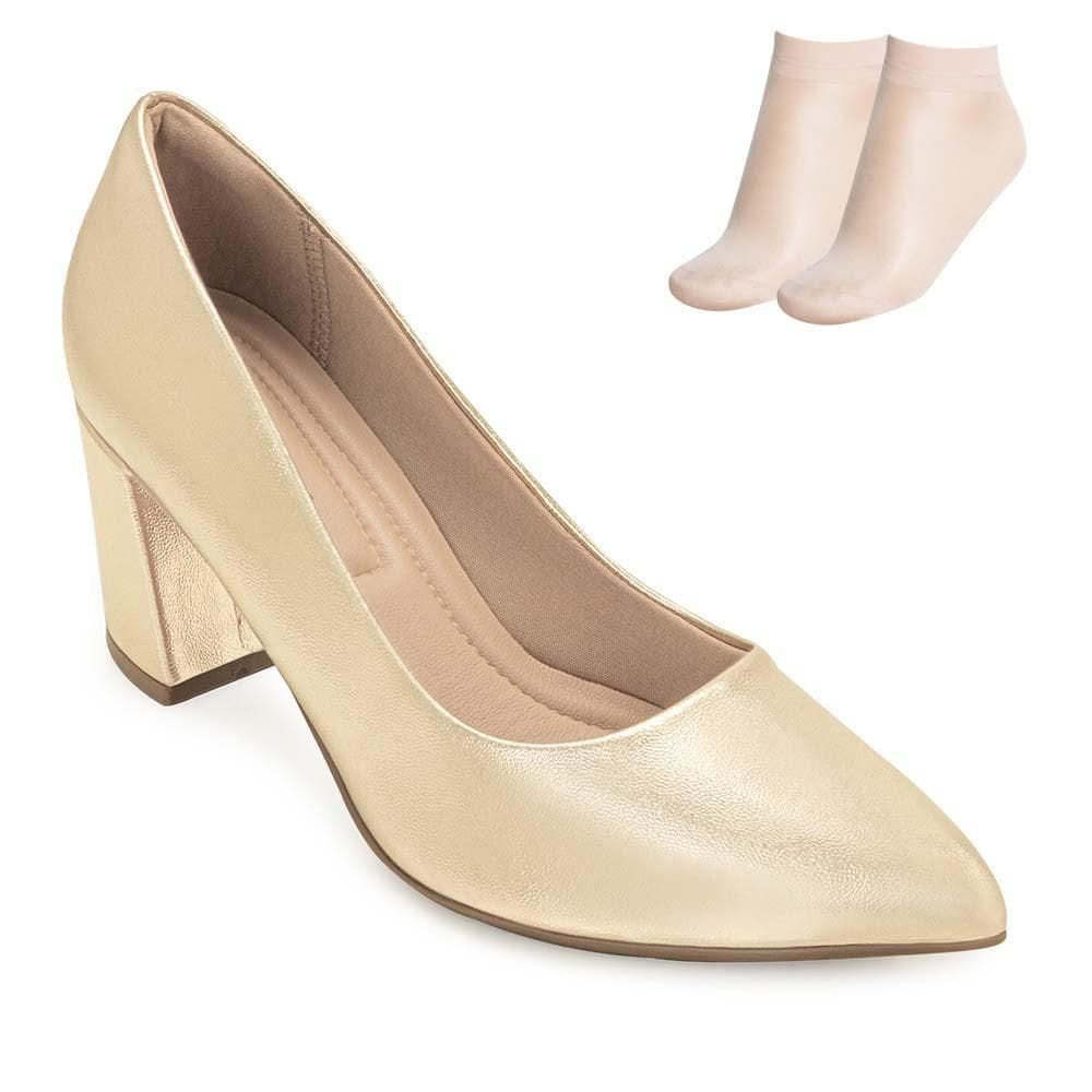 Scarpin Salto Piccadilly e Meia D PD25-74513