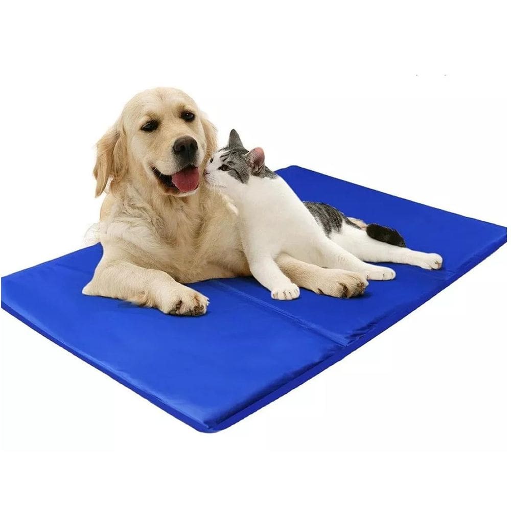 Tapete Refrescante Pet Cachorro Gato Gelado Pequeno 90X50