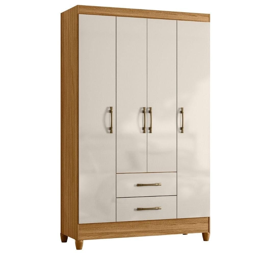 Guarda Roupa Solteiro Paraty 4P 111cm Moval