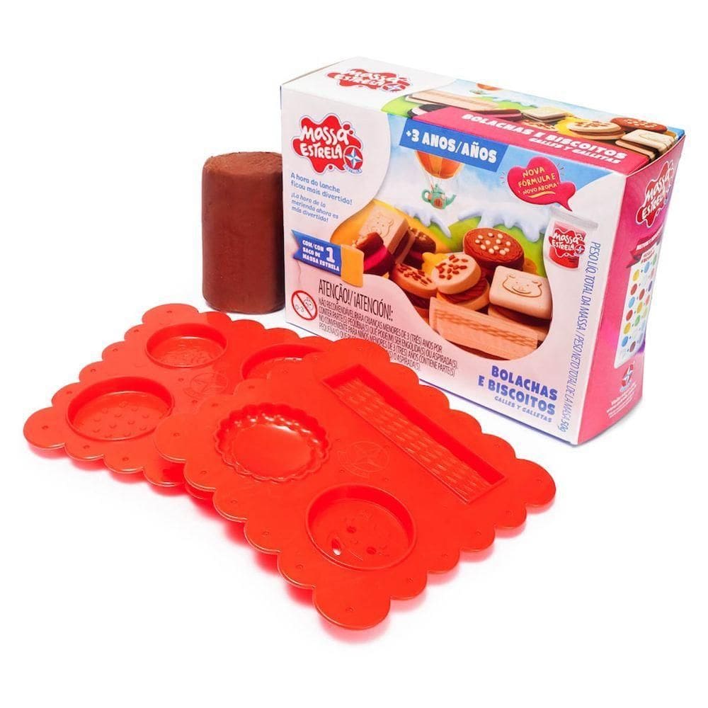 Kit Massinhas De Modelar Bolachas E Biscoitos - Estrela