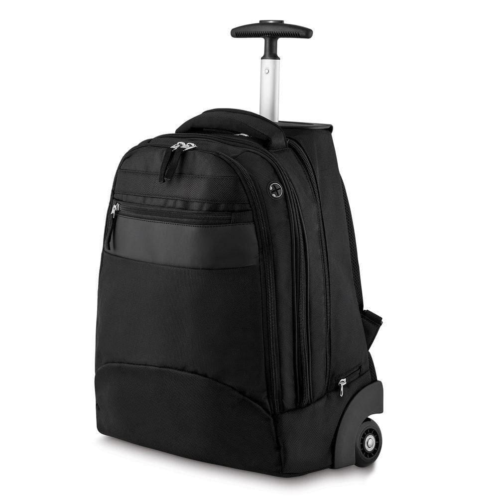 Mochila Executiva Preta Com Rodinhas E Alça - Estilo E Conforto Para O Dia A Dia