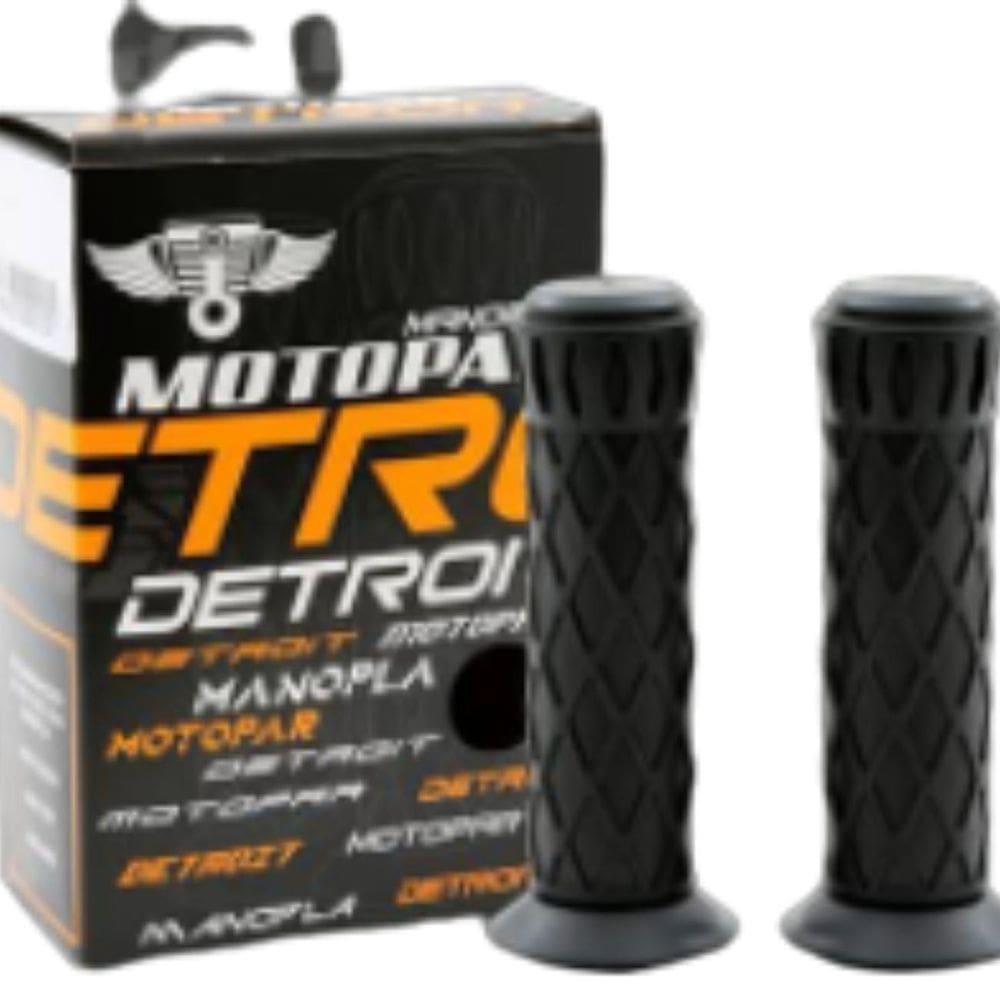 Luva Manopla Do Acelerador Detroit Titan Fan Ybr Preto