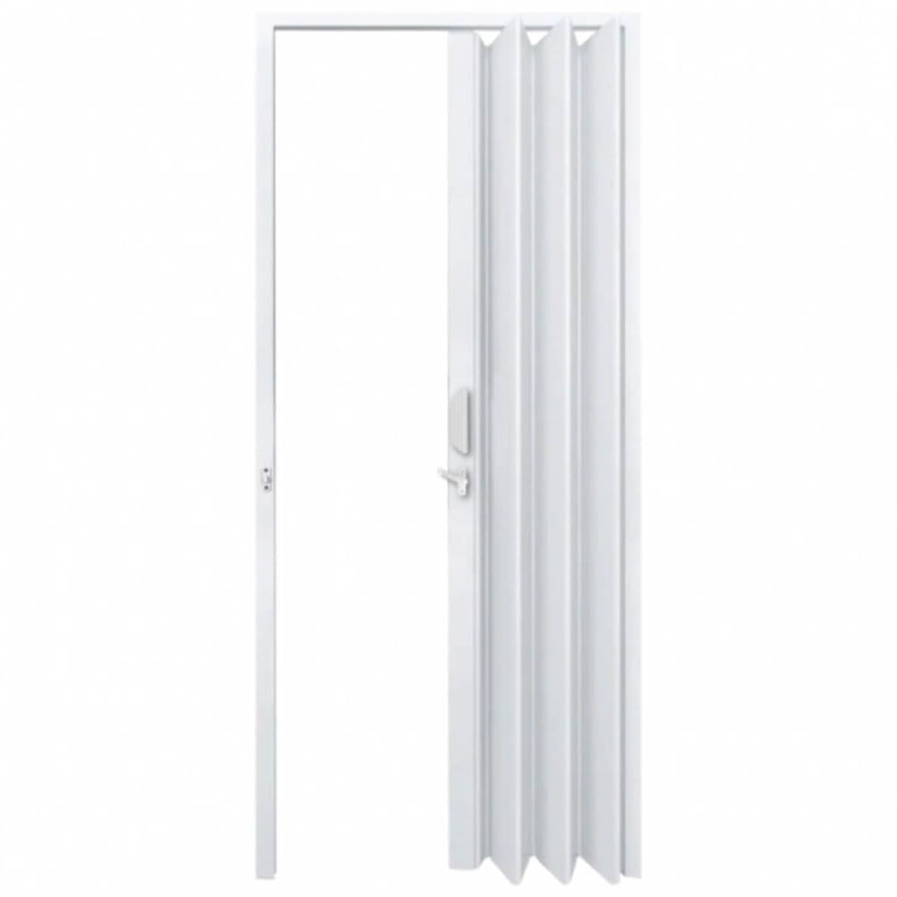 Porta Sanfonada PVC 210x60cm Branca - 400135 - FORTLEV