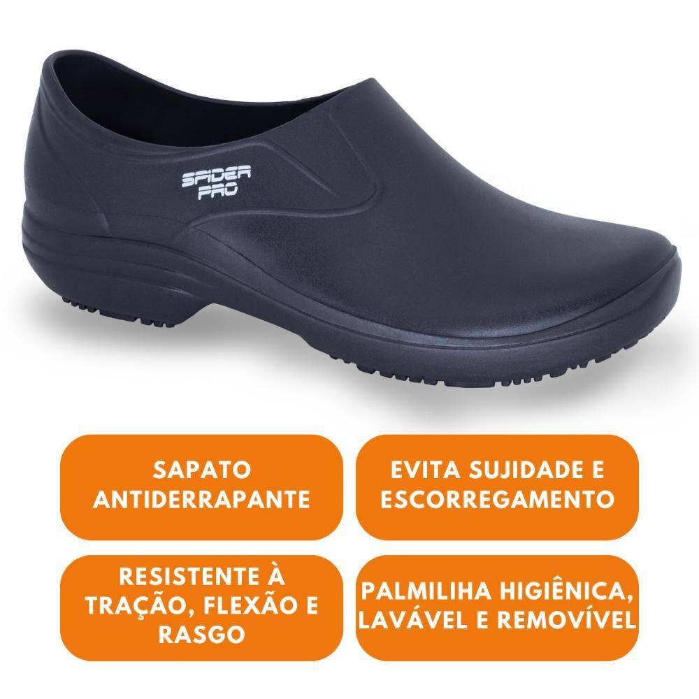 Sapato Antiderrapante Profissional Spider Pro Enfermagem | Extra