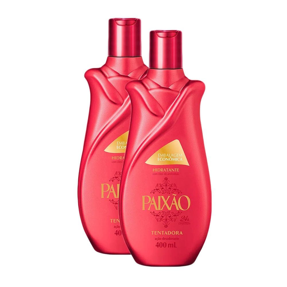 Kit 2 Loção Hidratante Paixão Tentadora 400ml