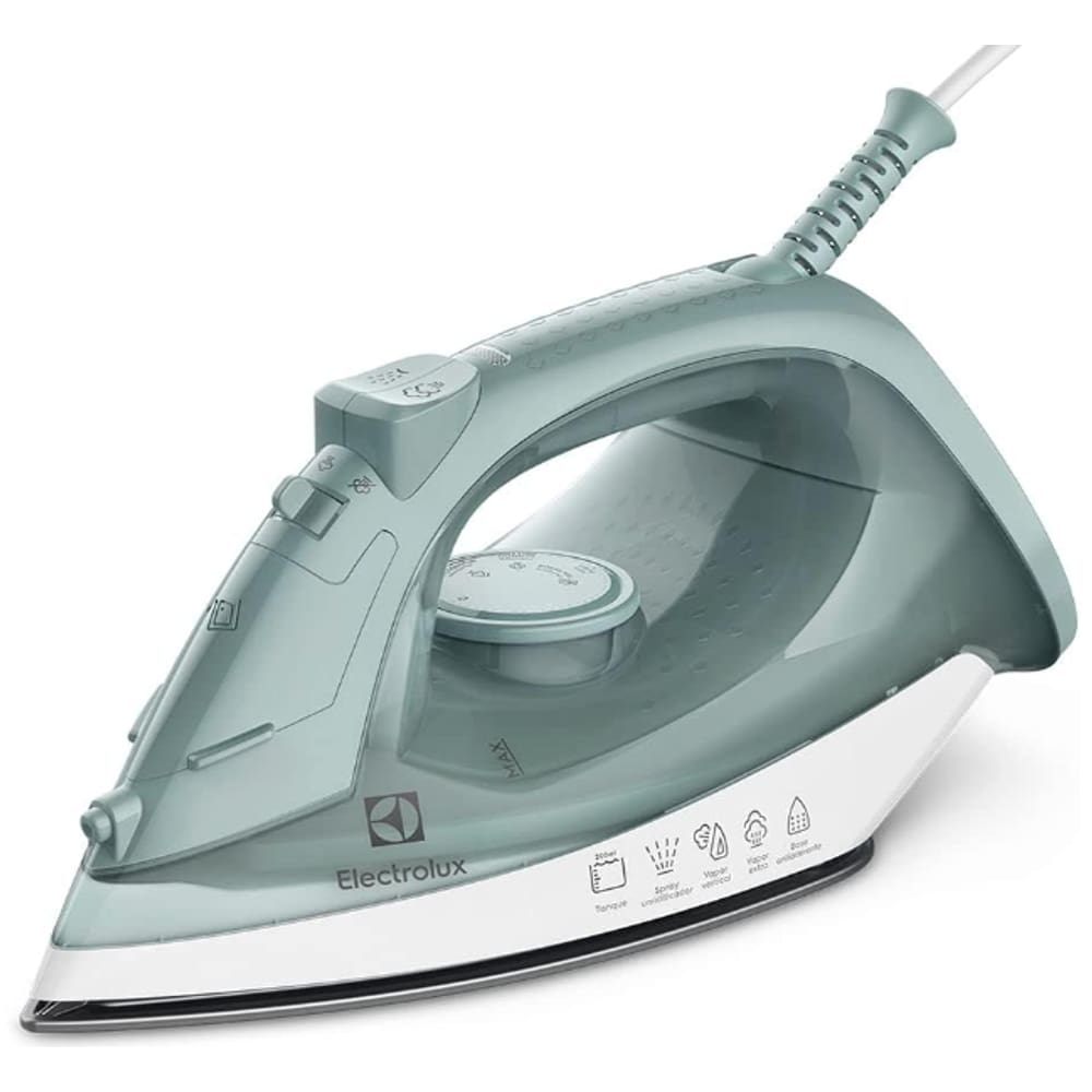 Ferro De Passar A Vapor Electrolux Green Lux Antiaderente 1200W 127V