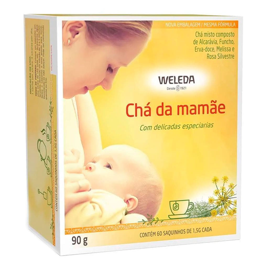Chá Weleda Misto da Mamãe com 60 Sachês de 1,5g cada