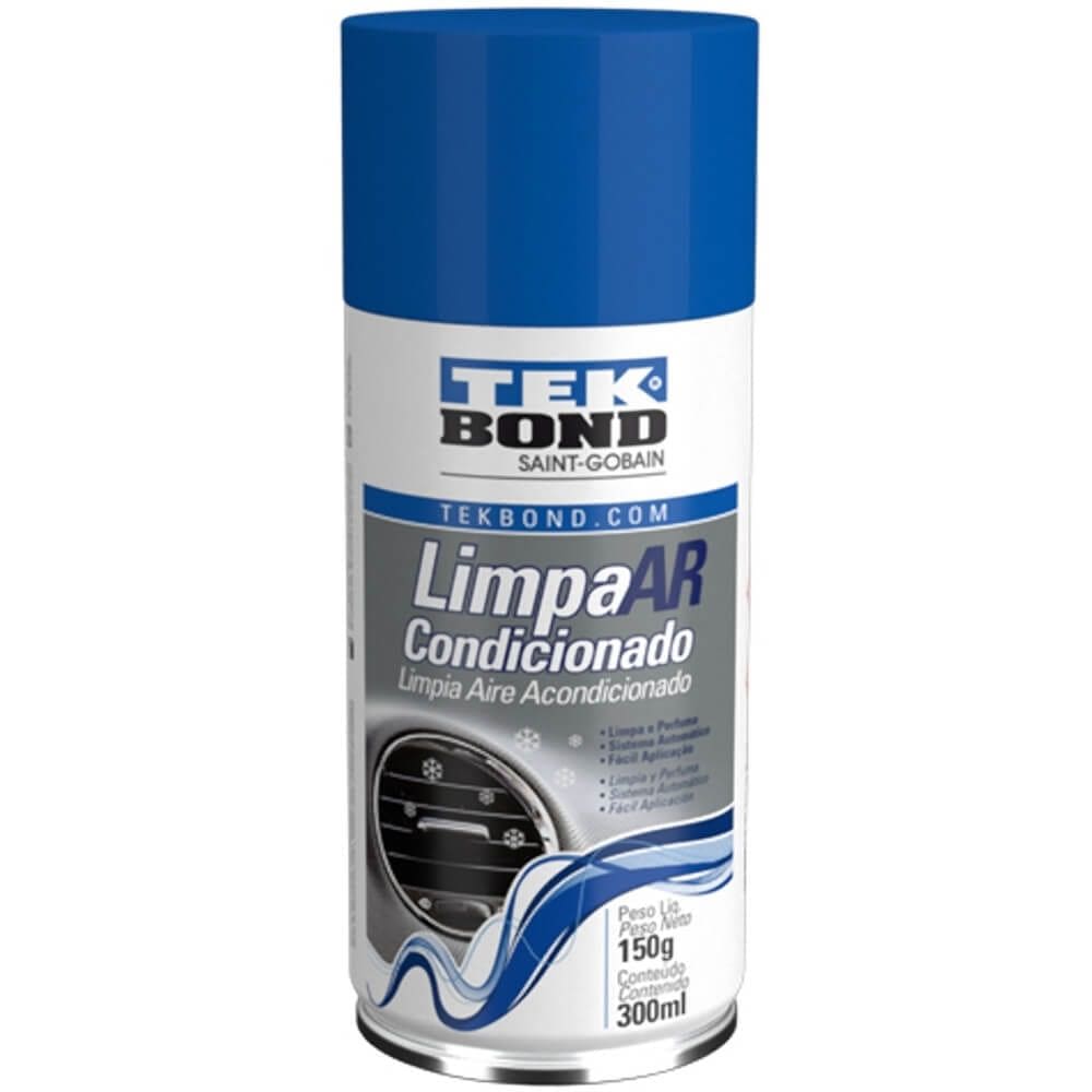 Limpador de Ar Condicionado Carro Novo 300ml - 21551000510 - TEKBOND